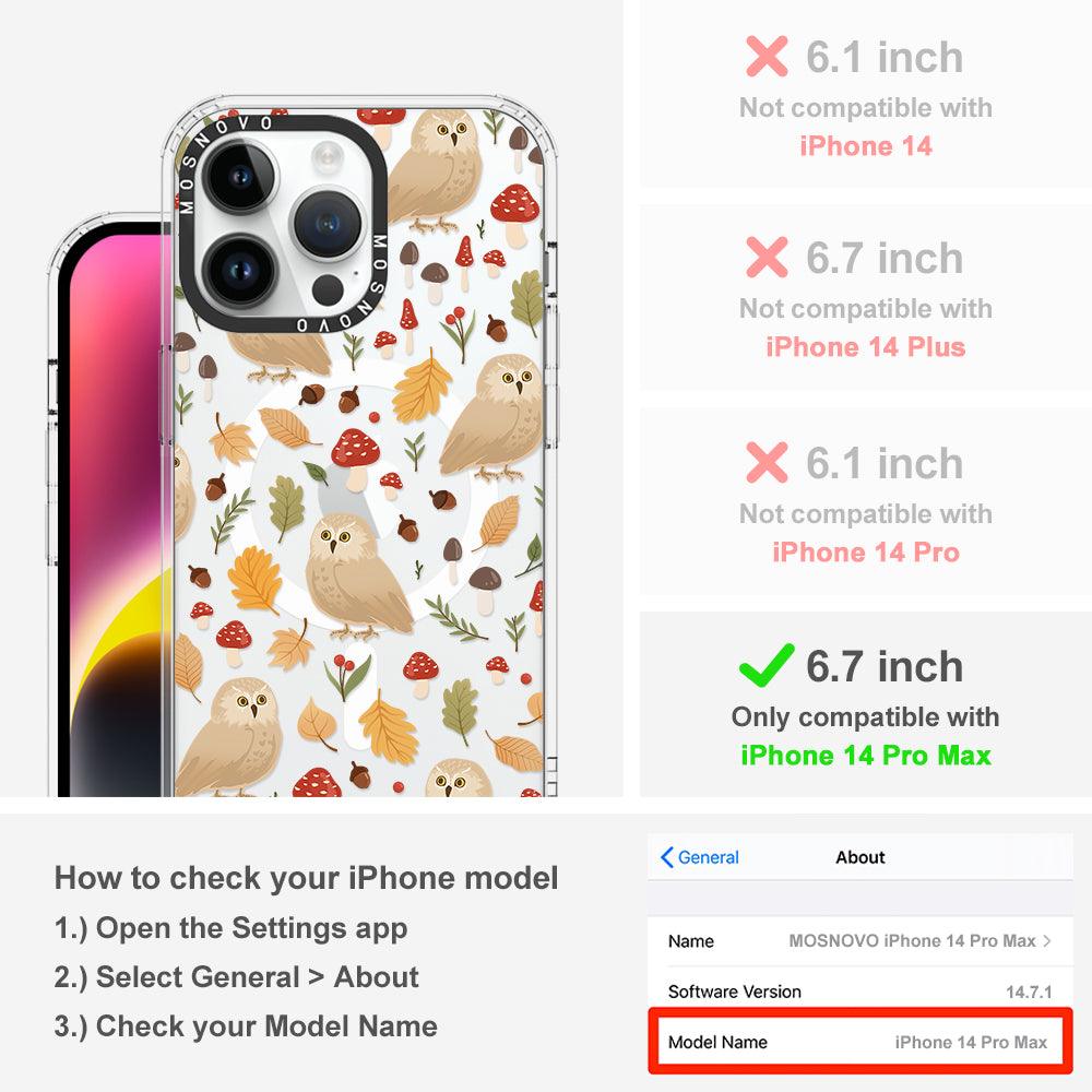 Autumn Owl Phone Case - iPhone 14 Pro Max Case - MOSNOVO