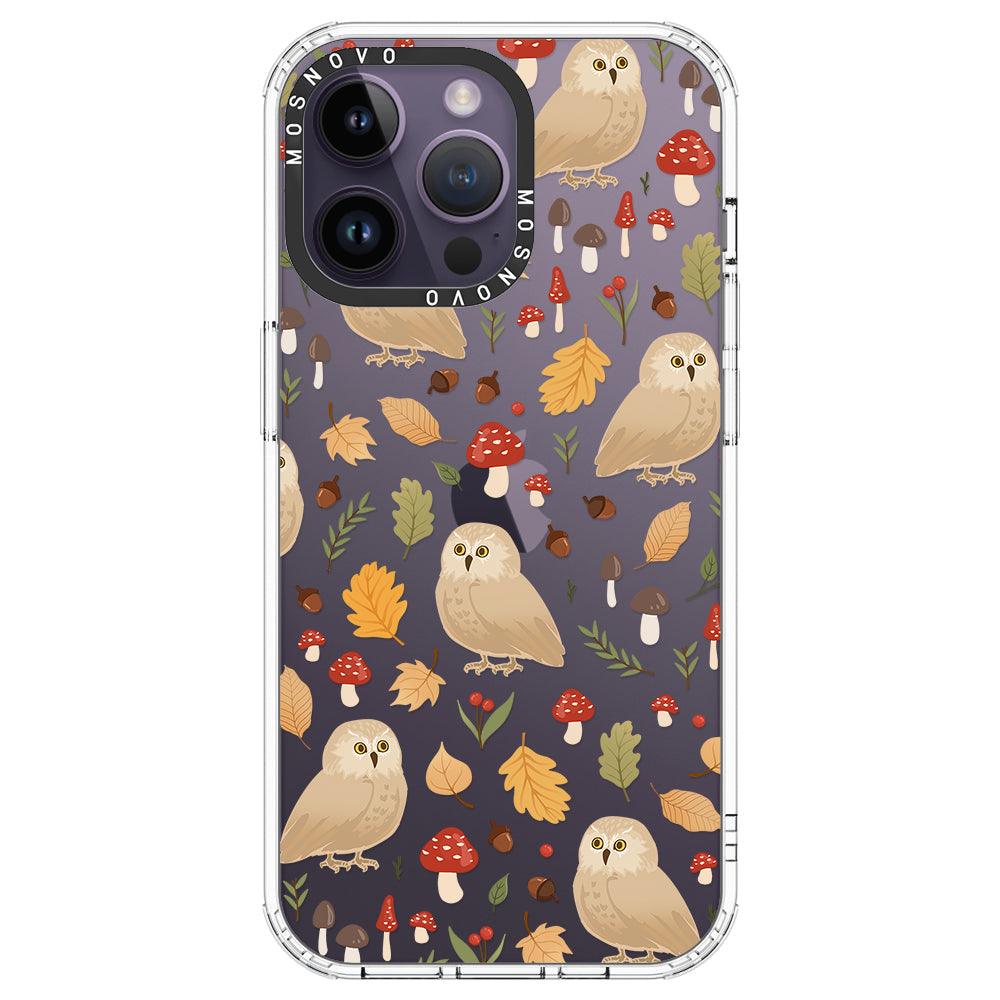 Autumn Owl Phone Case - iPhone 14 Pro Max Case - MOSNOVO