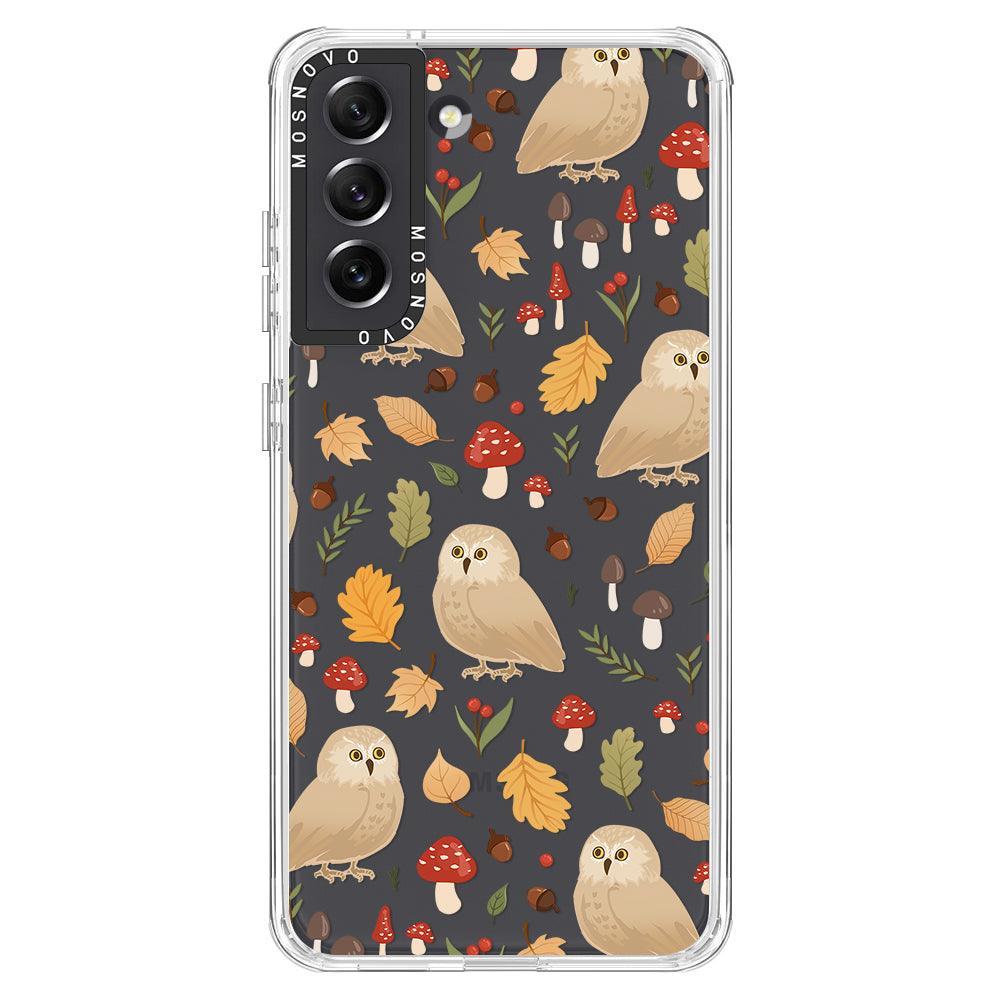 Autumn Owl Phone Case - Samsung Galaxy S21 FE Case - MOSNOVO