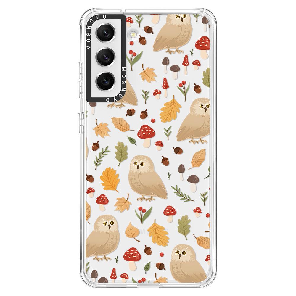 Autumn Owl Phone Case - Samsung Galaxy S21 FE Case - MOSNOVO