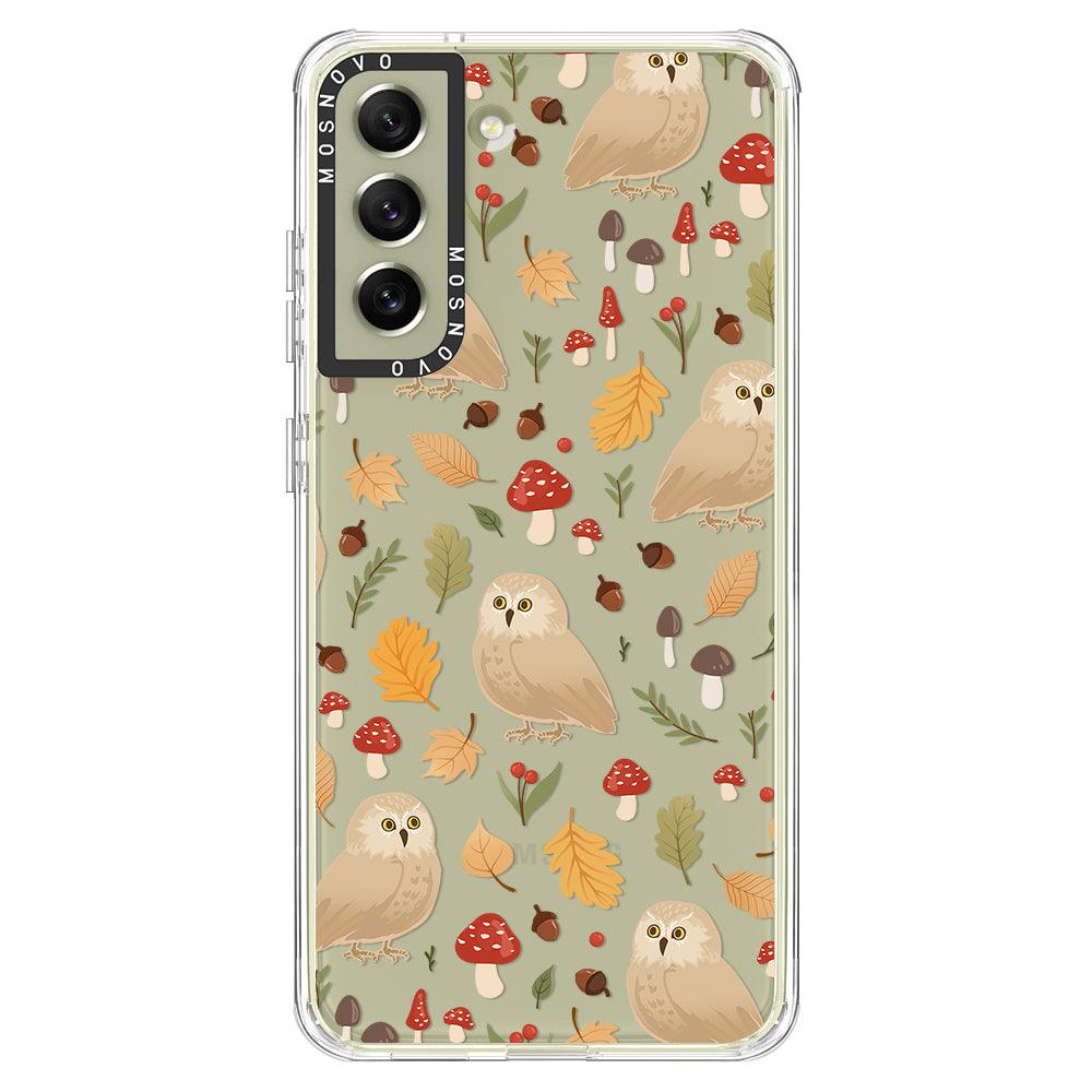 Autumn Owl Phone Case - Samsung Galaxy S21 FE Case - MOSNOVO