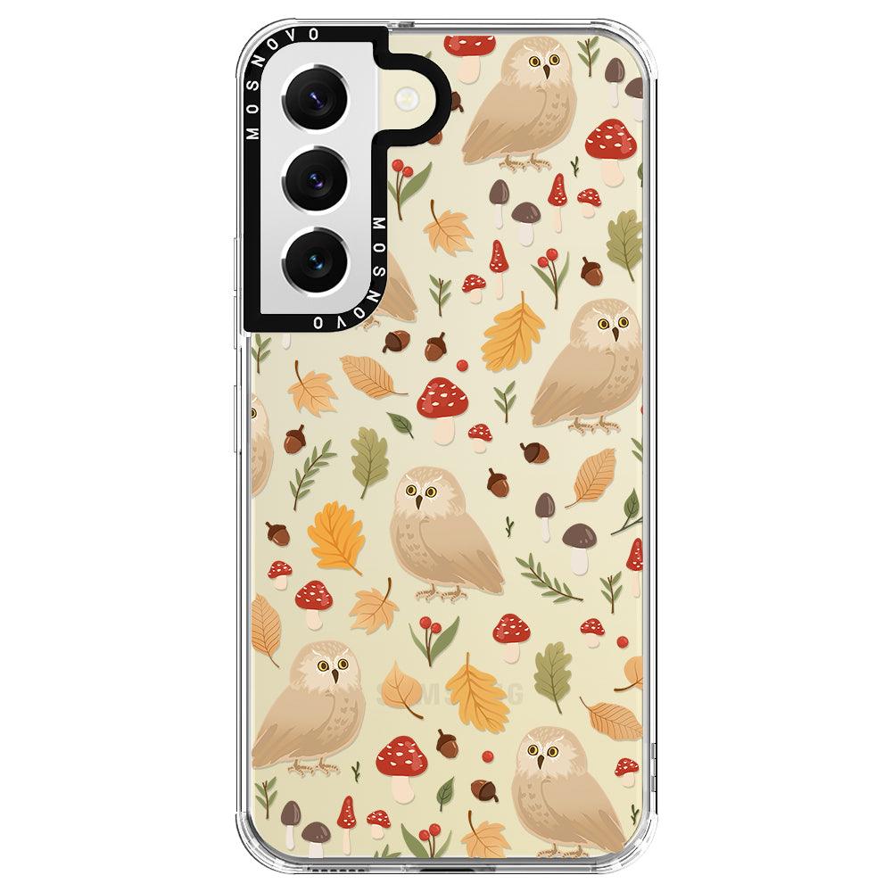 Autumn Owl Phone Case - Samsung Galaxy S22 Plus Case - MOSNOVO