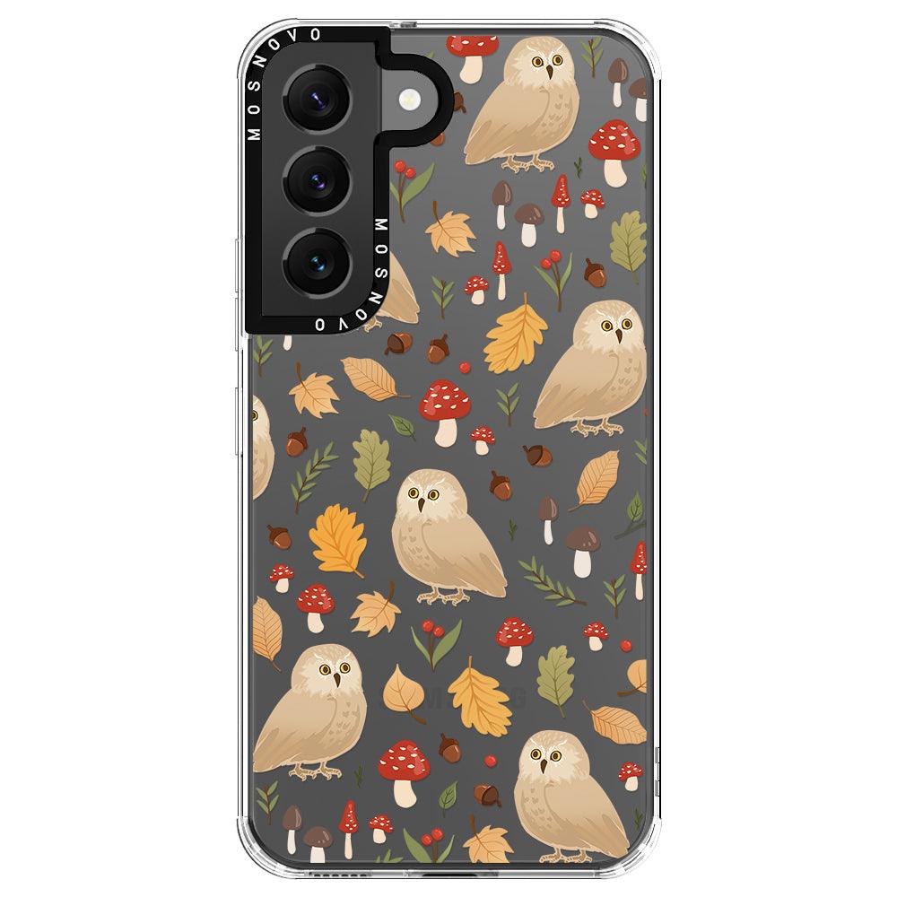 Autumn Owl Phone Case - Samsung Galaxy S22 Plus Case - MOSNOVO