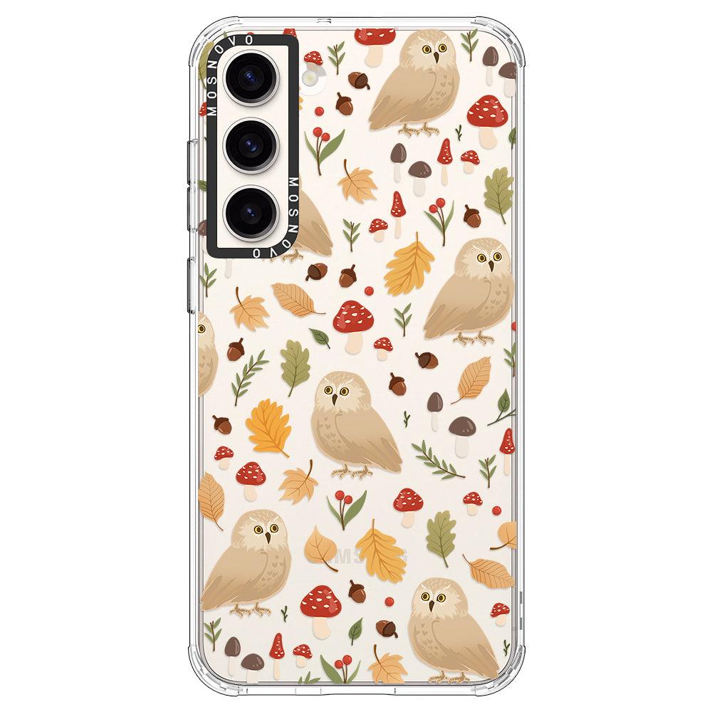 Autumn Owl Phone Case - Samsung Galaxy S23 Case - MOSNOVO