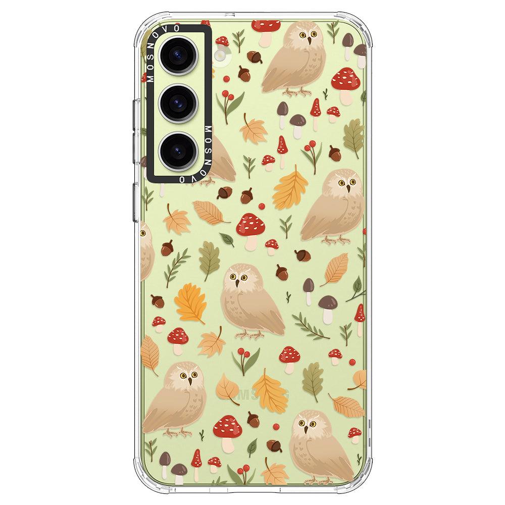 Autumn Owl Phone Case - Samsung Galaxy S23 Case - MOSNOVO