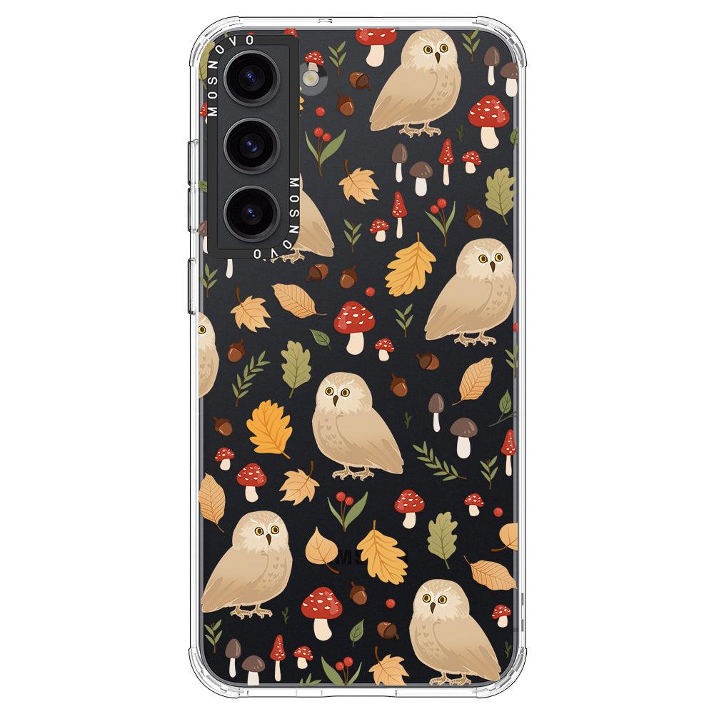 Autumn Owl Phone Case - Samsung Galaxy S23 Case - MOSNOVO