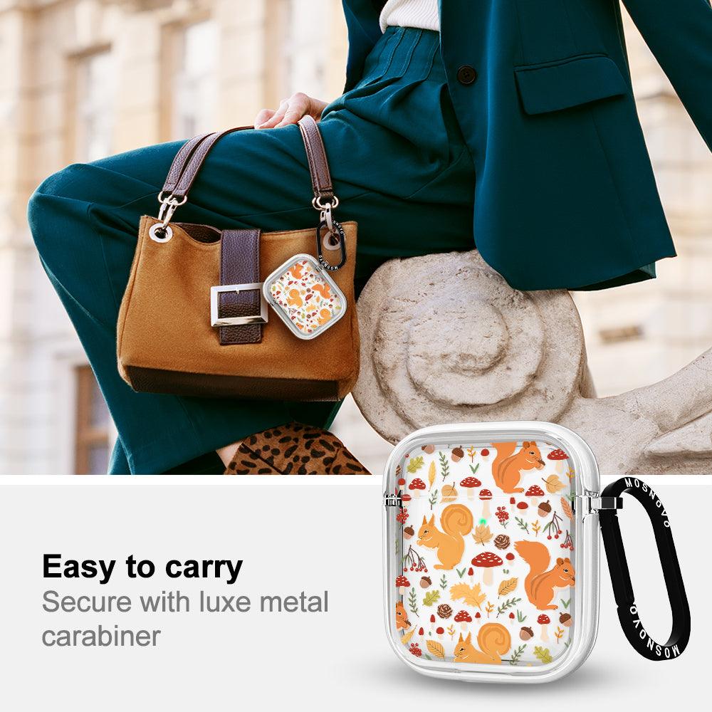 Autumn Squirrel AirPods 1/2 Case - MOSNOVO