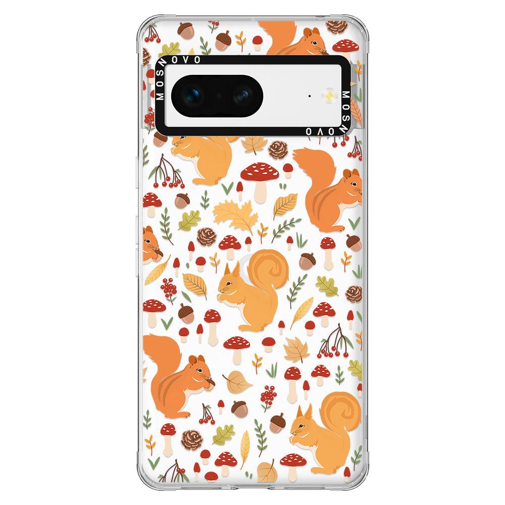 Autumn Squirrel Phone Case - Google Pixel 7 Case - MOSNOVO