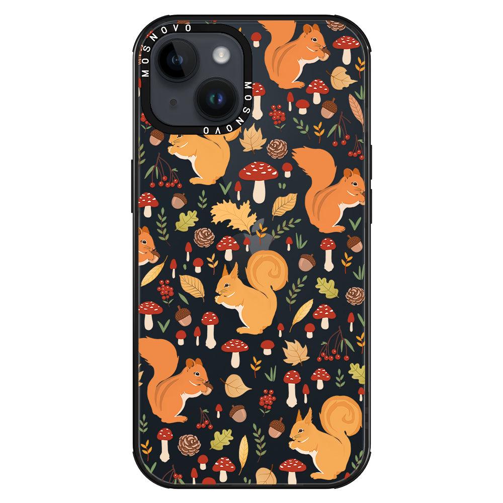 Autumn Squirrel Phone Case - iPhone 14 Case - MOSNOVO