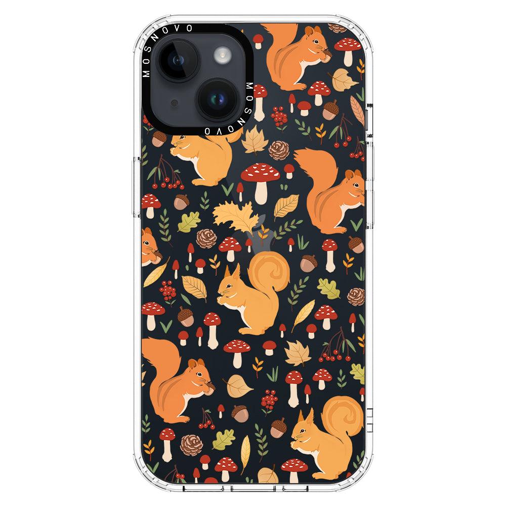 Autumn Squirrel Phone Case - iPhone 14 Case - MOSNOVO