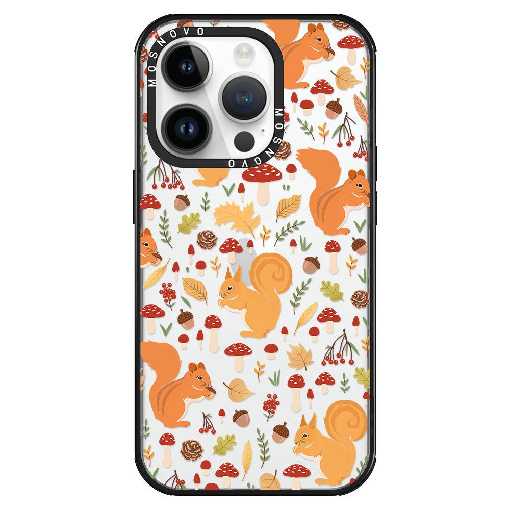 Autumn Squirrel Phone Case - iPhone 14 Pro Case - MOSNOVO