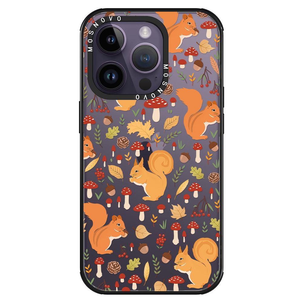 Autumn Squirrel Phone Case - iPhone 14 Pro Case - MOSNOVO