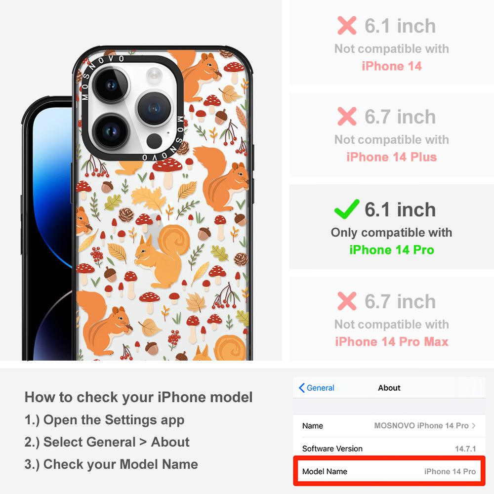 Autumn Squirrel Phone Case - iPhone 14 Pro Case - MOSNOVO