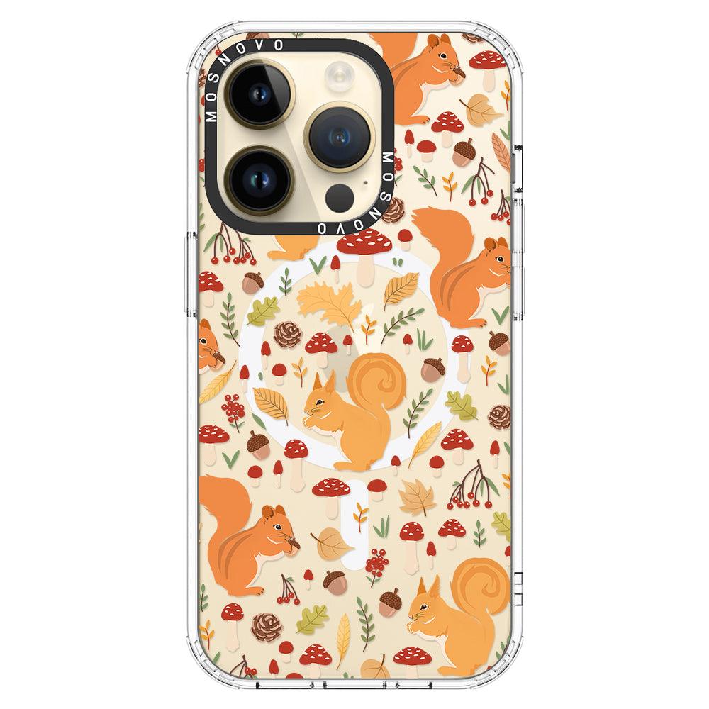 Autumn Squirrel Phone Case - iPhone 14 Pro Case - MOSNOVO