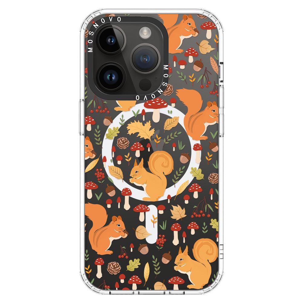 Autumn Squirrel Phone Case - iPhone 14 Pro Case - MOSNOVO