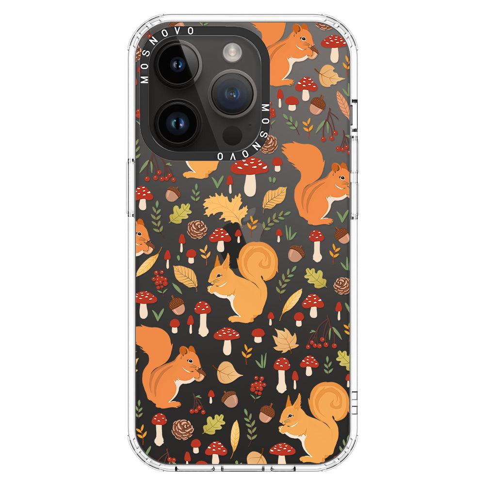 Autumn Squirrel Phone Case - iPhone 14 Pro Case - MOSNOVO