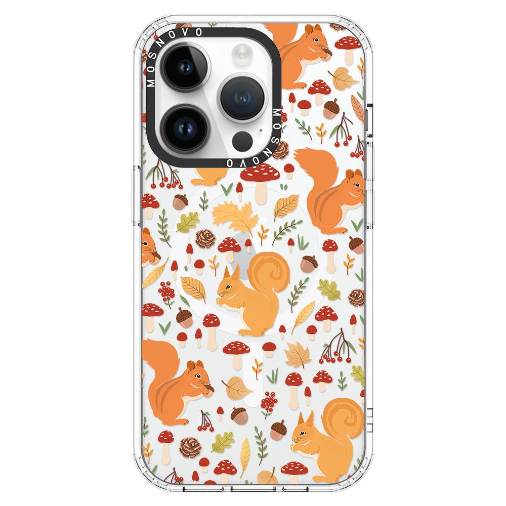 Autumn Squirrel Phone Case - iPhone 14 Pro Case - MOSNOVO