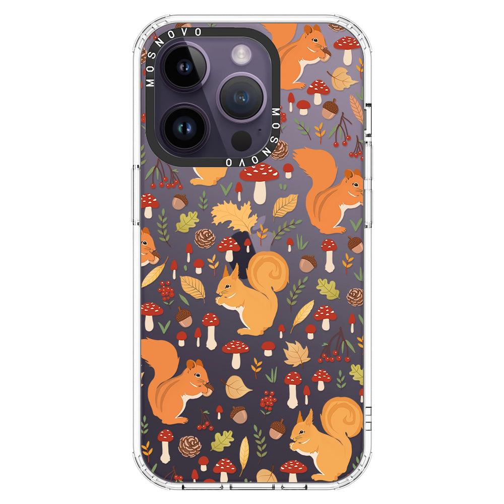 Autumn Squirrel Phone Case - iPhone 14 Pro Case - MOSNOVO