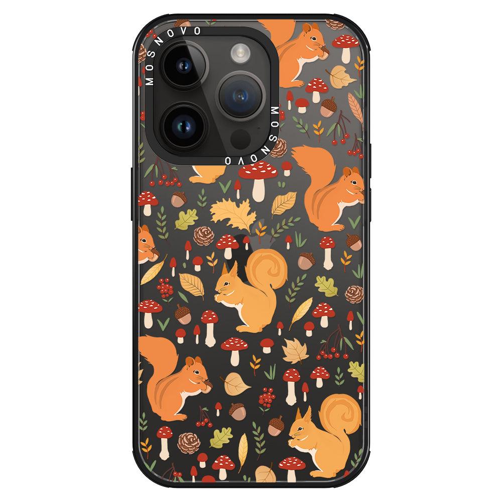 Autumn Squirrel Phone Case - iPhone 14 Pro Case - MOSNOVO