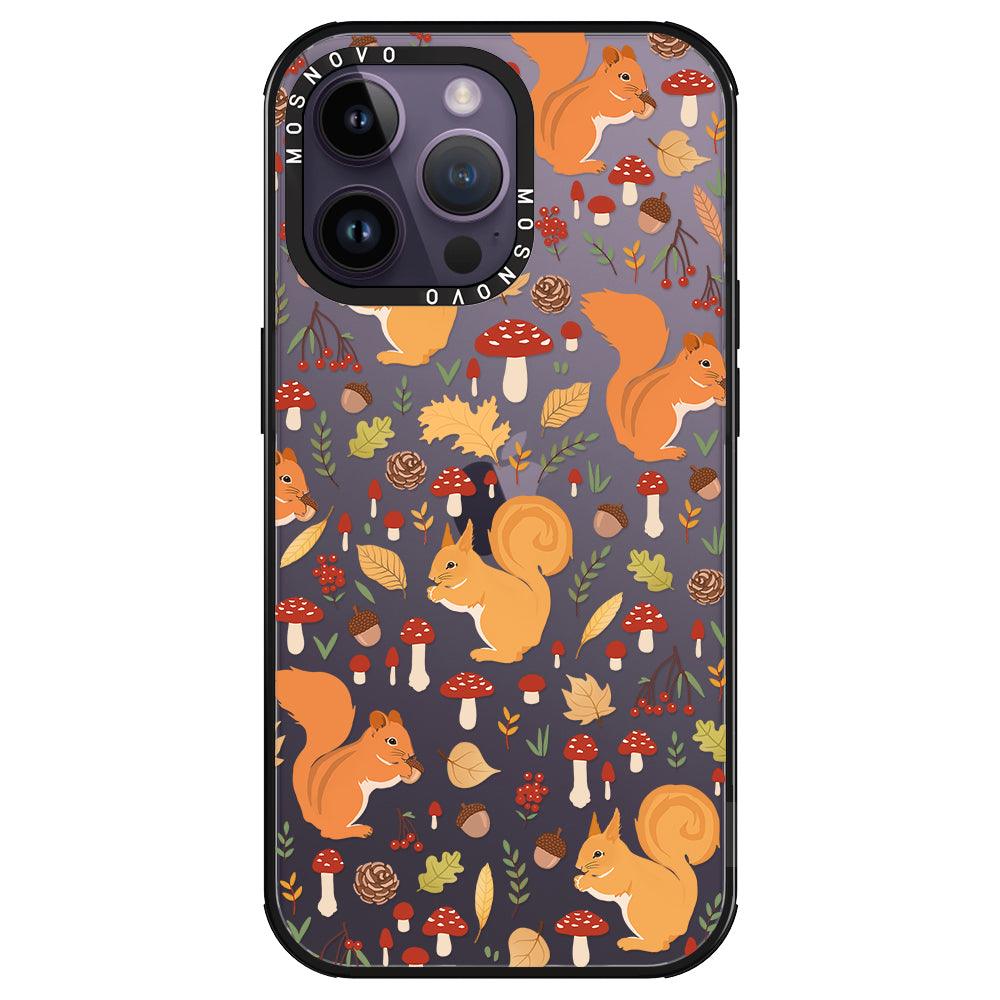 Autumn Squirrel Phone Case - iPhone 14 Pro Max Case - MOSNOVO