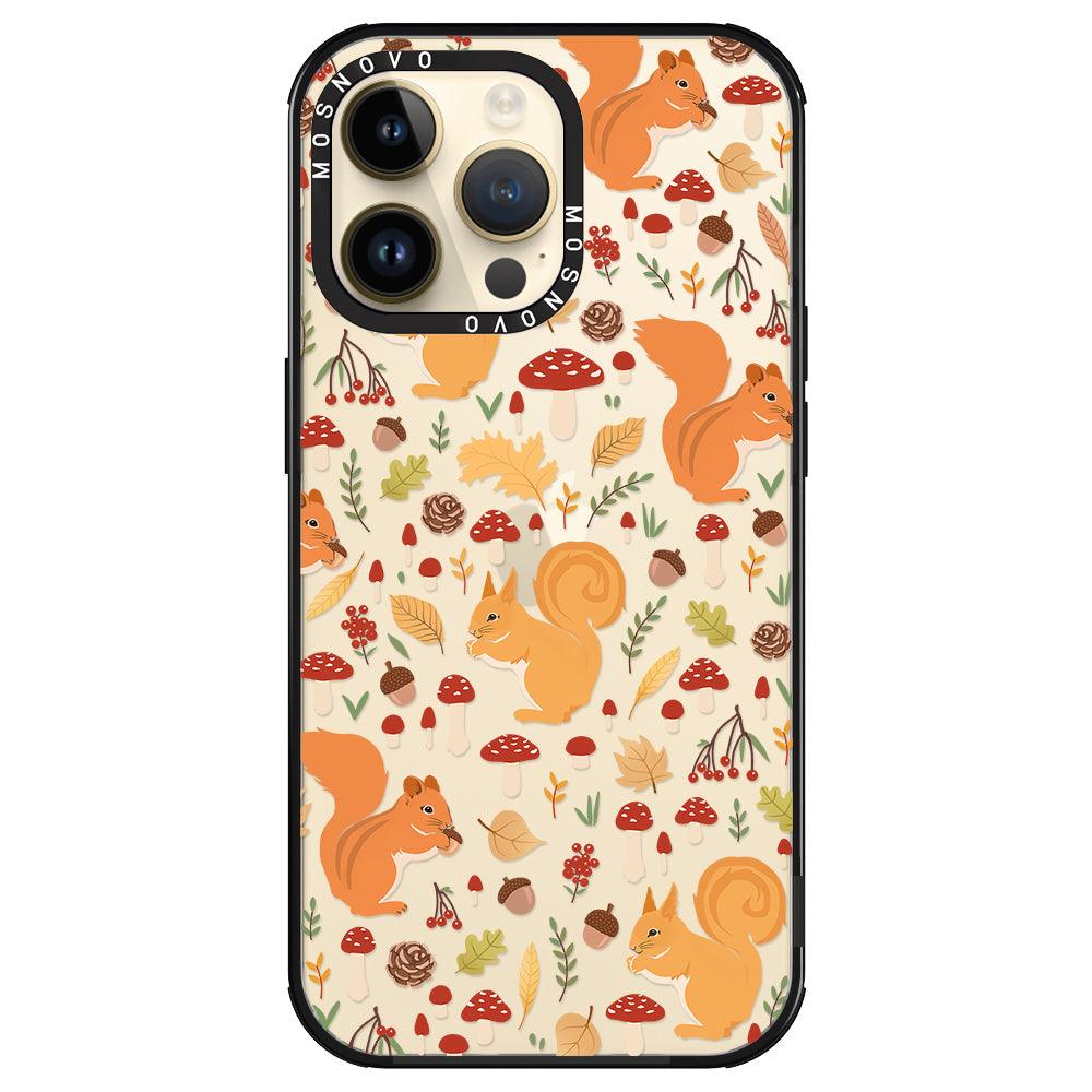 Autumn Squirrel Phone Case - iPhone 14 Pro Max Case - MOSNOVO