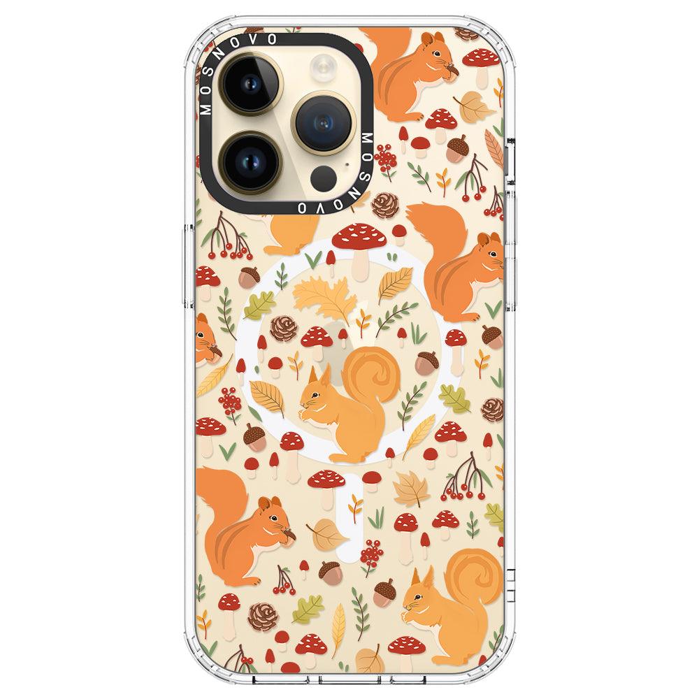 Autumn Squirrel Phone Case - iPhone 14 Pro Max Case - MOSNOVO