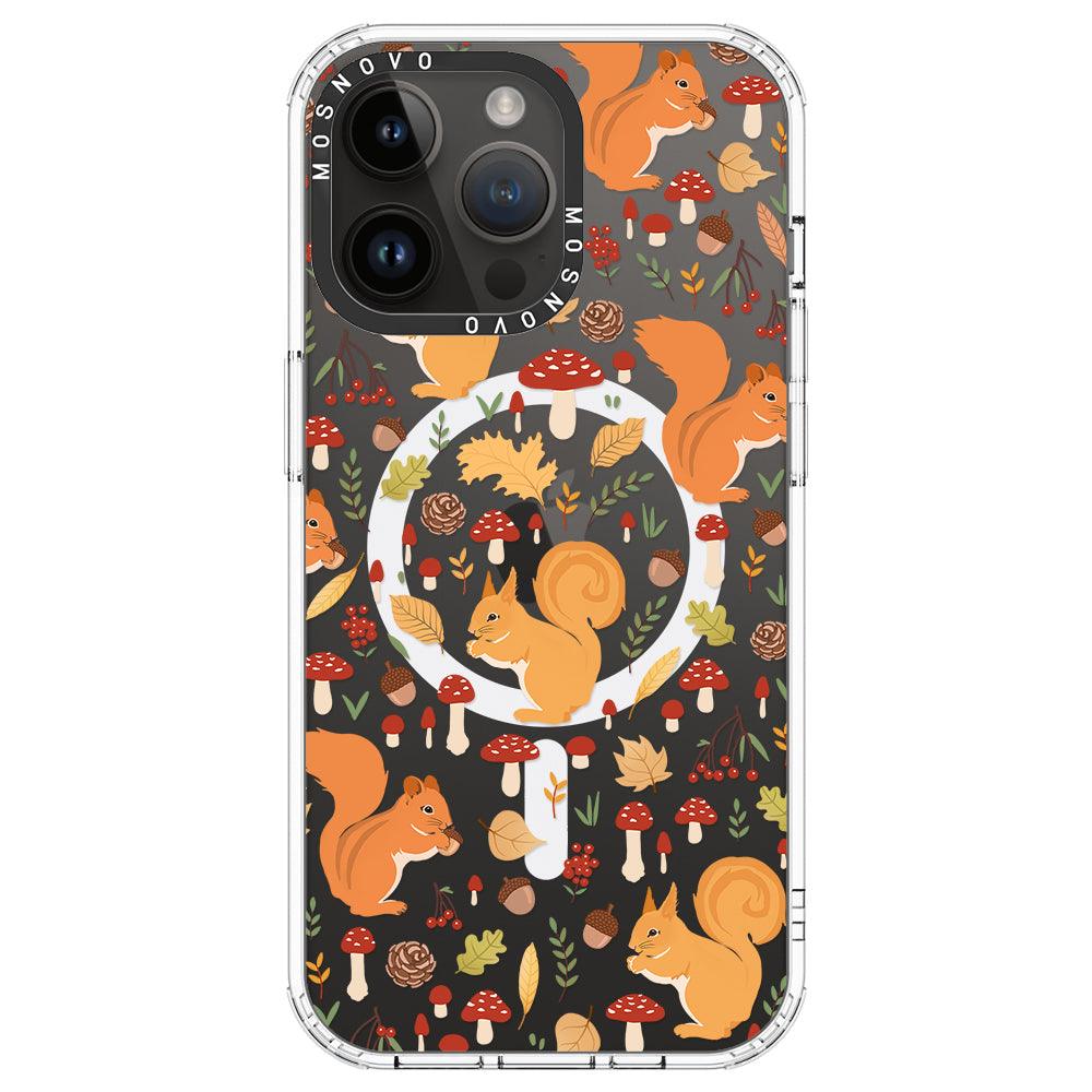 Autumn Squirrel Phone Case - iPhone 14 Pro Max Case - MOSNOVO