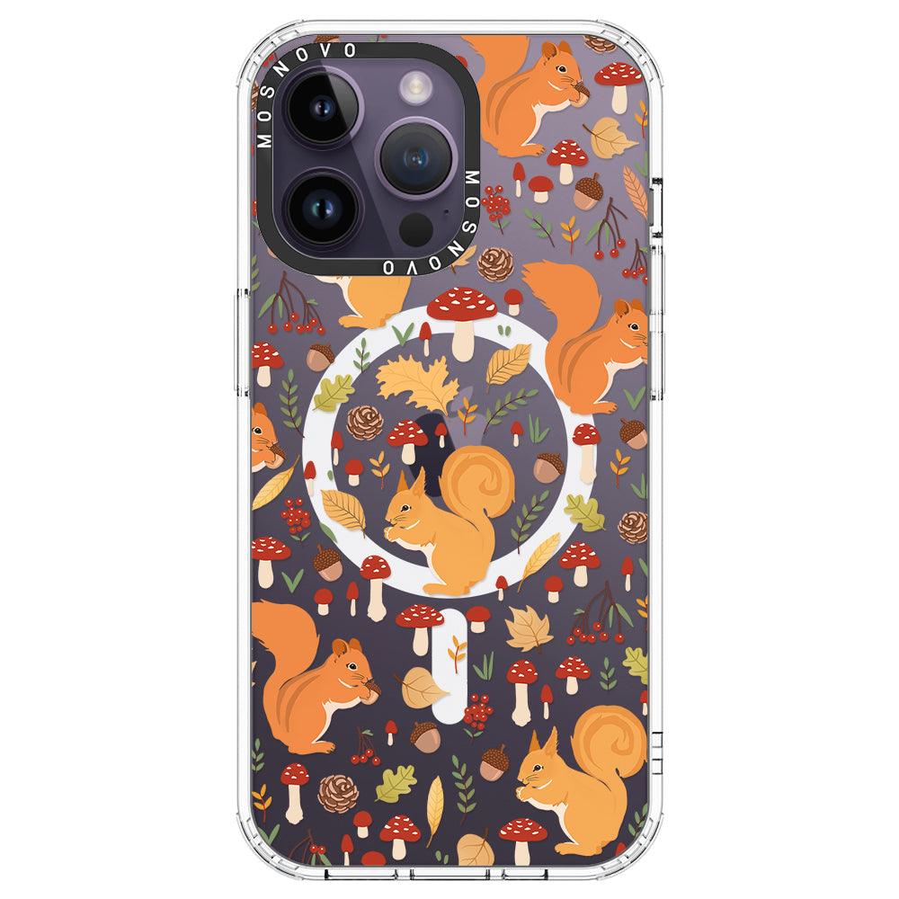 Autumn Squirrel Phone Case - iPhone 14 Pro Max Case - MOSNOVO