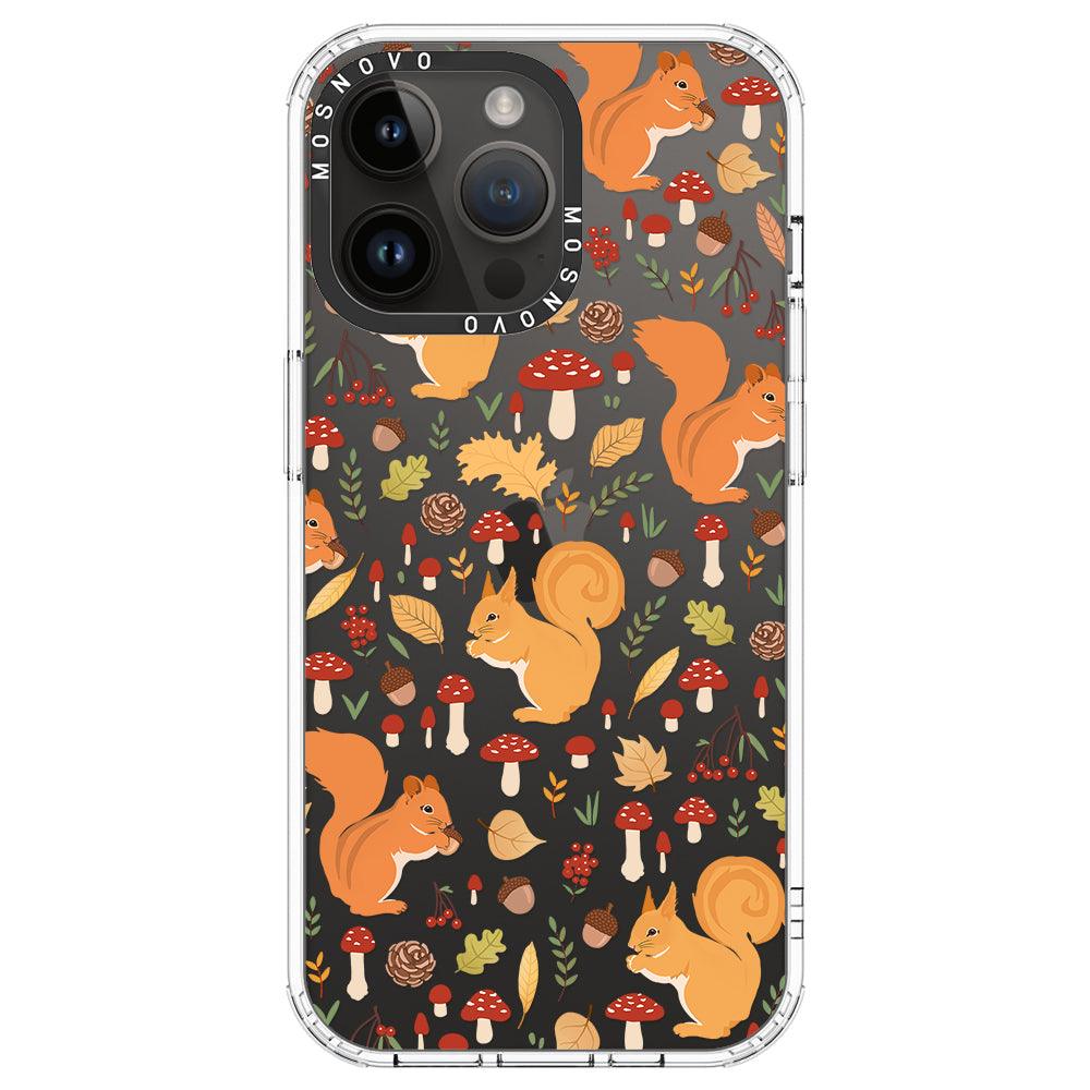 Autumn Squirrel Phone Case - iPhone 14 Pro Max Case - MOSNOVO