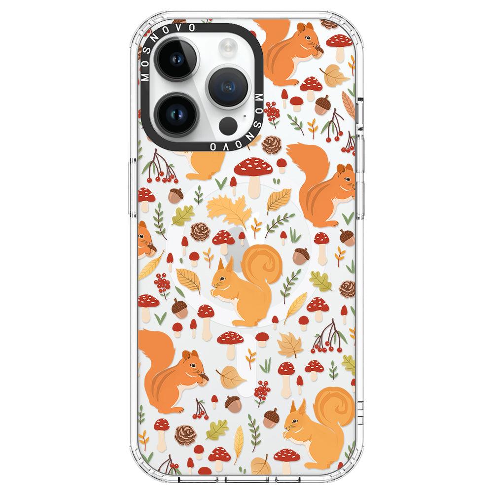 Autumn Squirrel Phone Case - iPhone 14 Pro Max Case - MOSNOVO