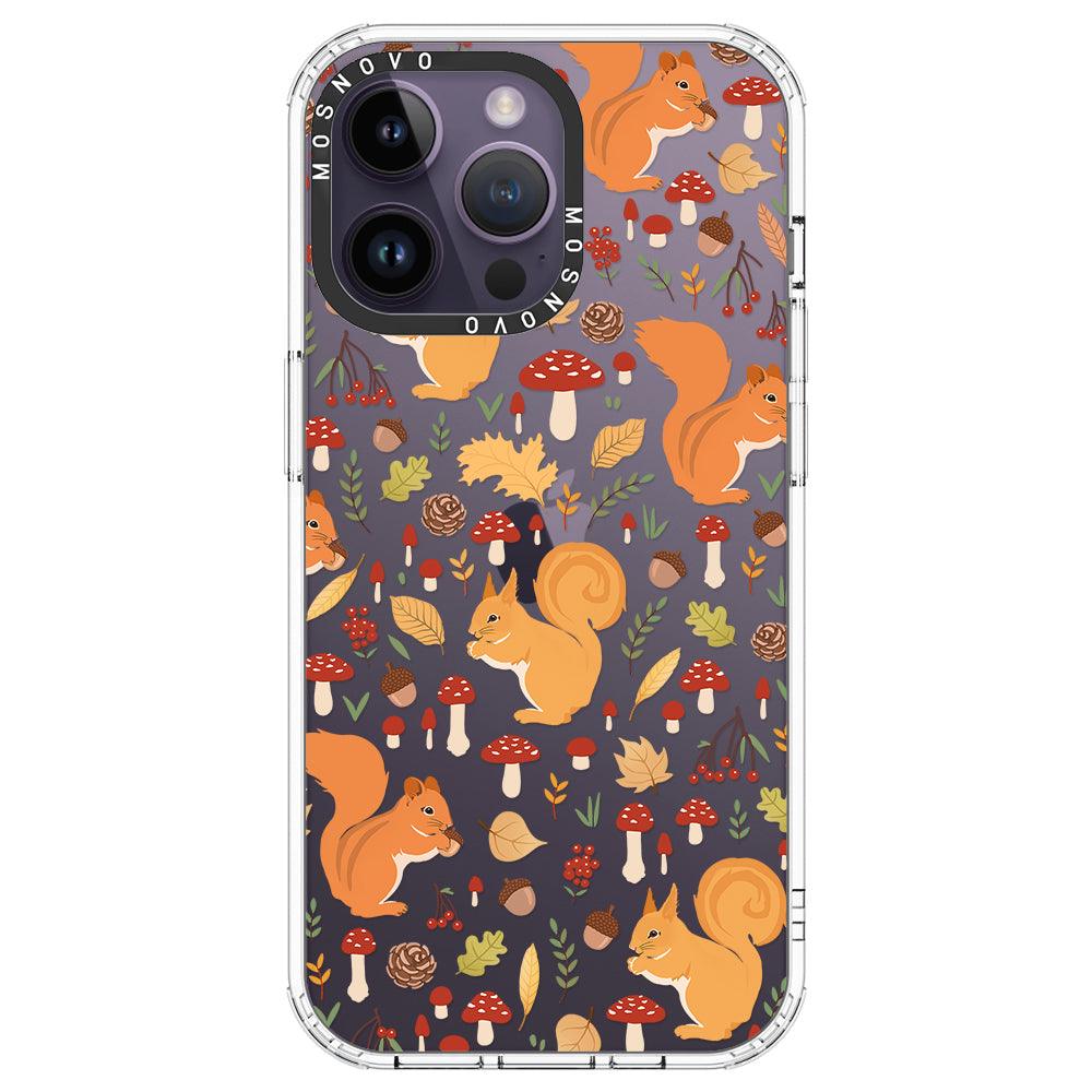 Autumn Squirrel Phone Case - iPhone 14 Pro Max Case - MOSNOVO