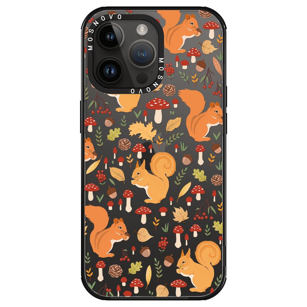 Autumn Squirrel Phone Case - iPhone 14 Pro Max Case - MOSNOVO