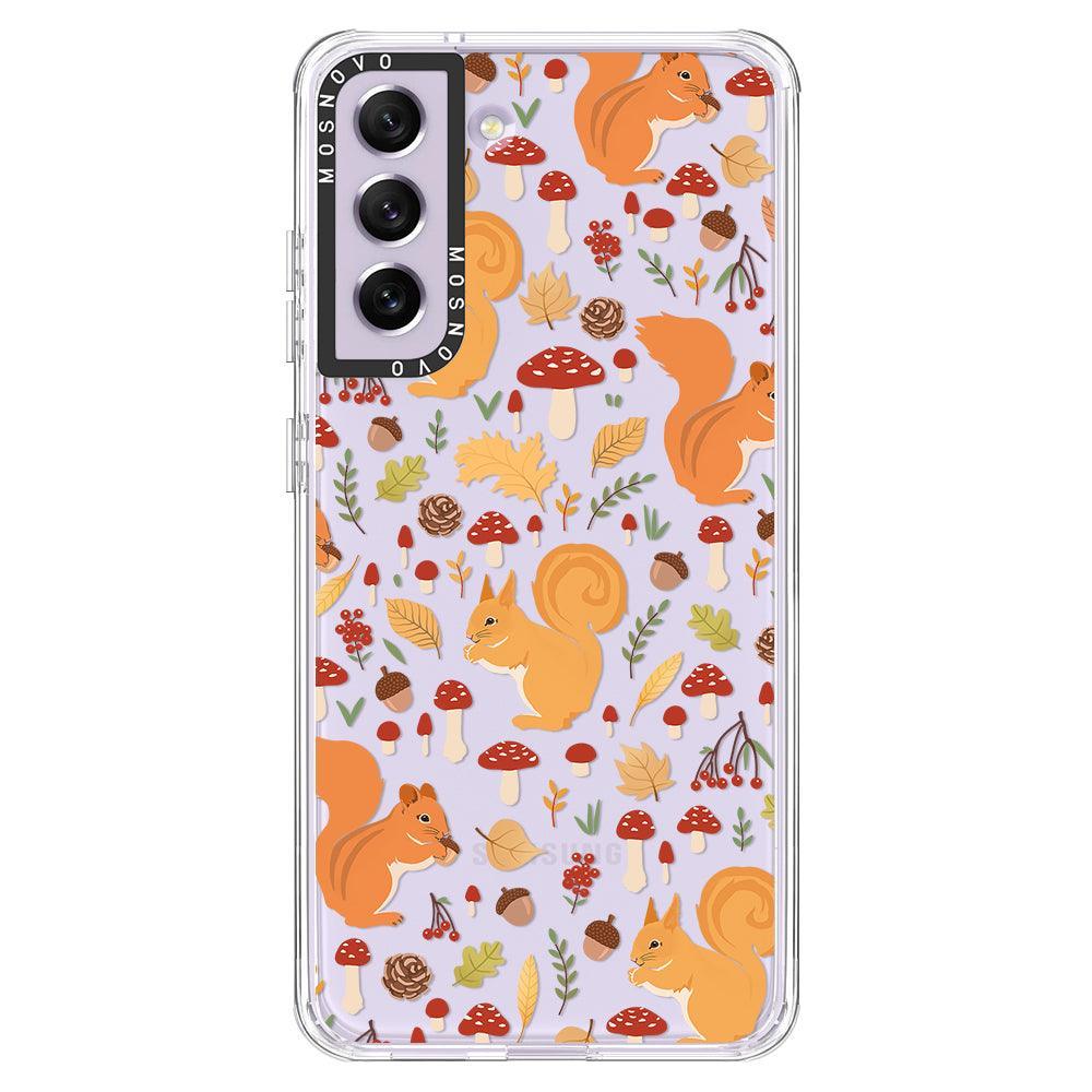 Autumn Squirrel Phone Case - Samsung Galaxy S21 FE Case - MOSNOVO