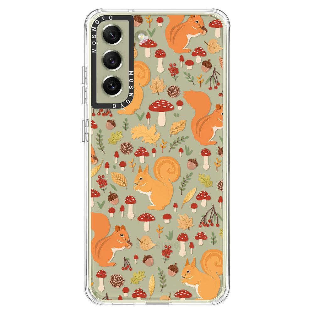 Autumn Squirrel Phone Case - Samsung Galaxy S21 FE Case - MOSNOVO