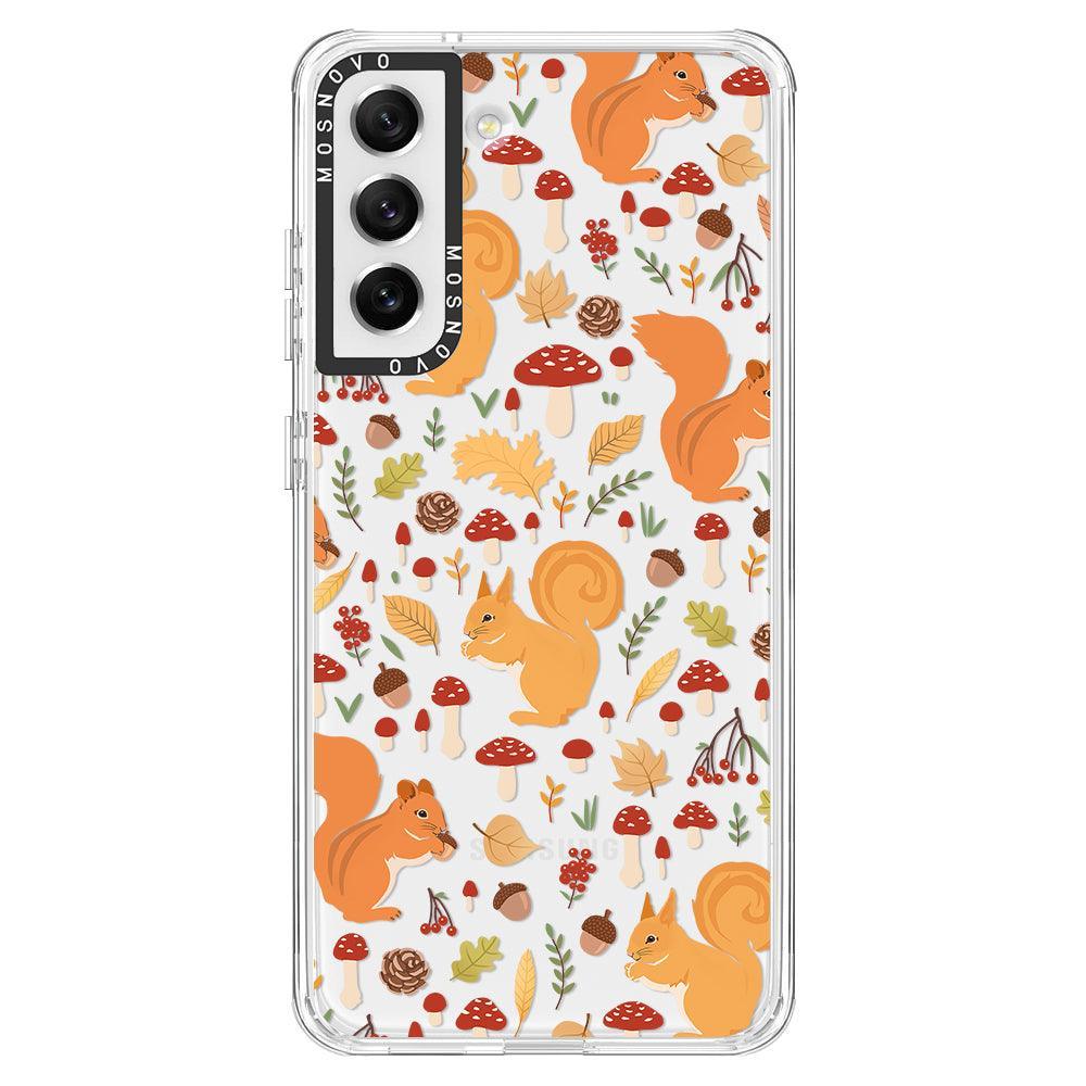 Autumn Squirrel Phone Case - Samsung Galaxy S21 FE Case - MOSNOVO