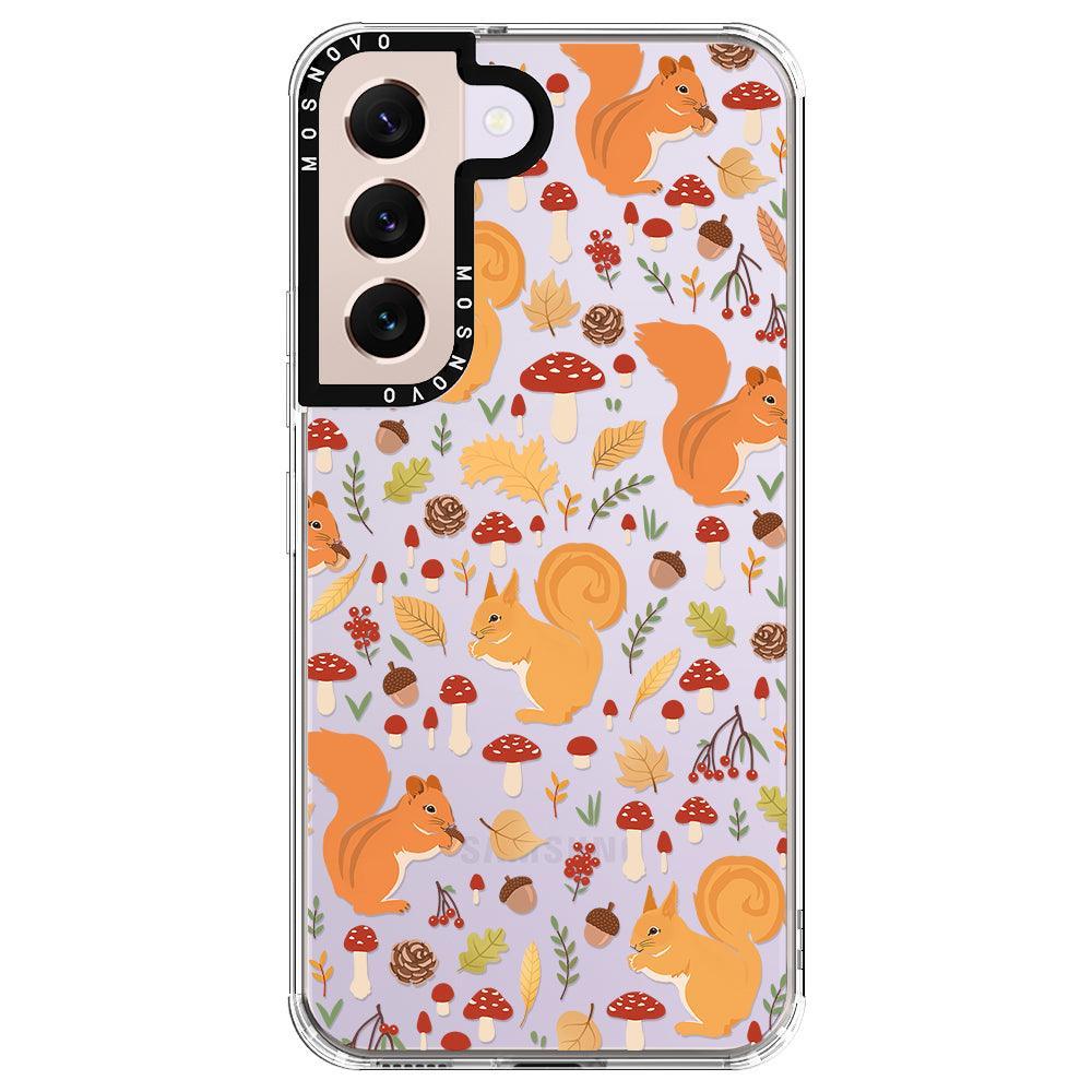 Autumn Squirrel Phone Case - Samsung Galaxy S22 Plus Case - MOSNOVO