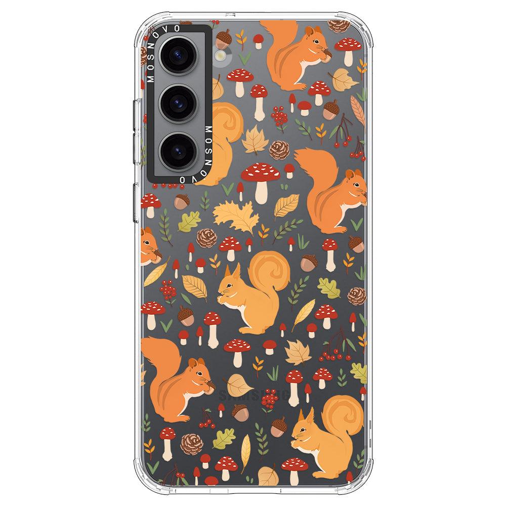 Autumn Squirrel Phone Case - Samsung Galaxy S23 Plus Case - MOSNOVO