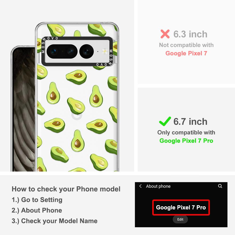 Avocado Phone Case - Google Pixel 7 Pro Case - MOSNOVO