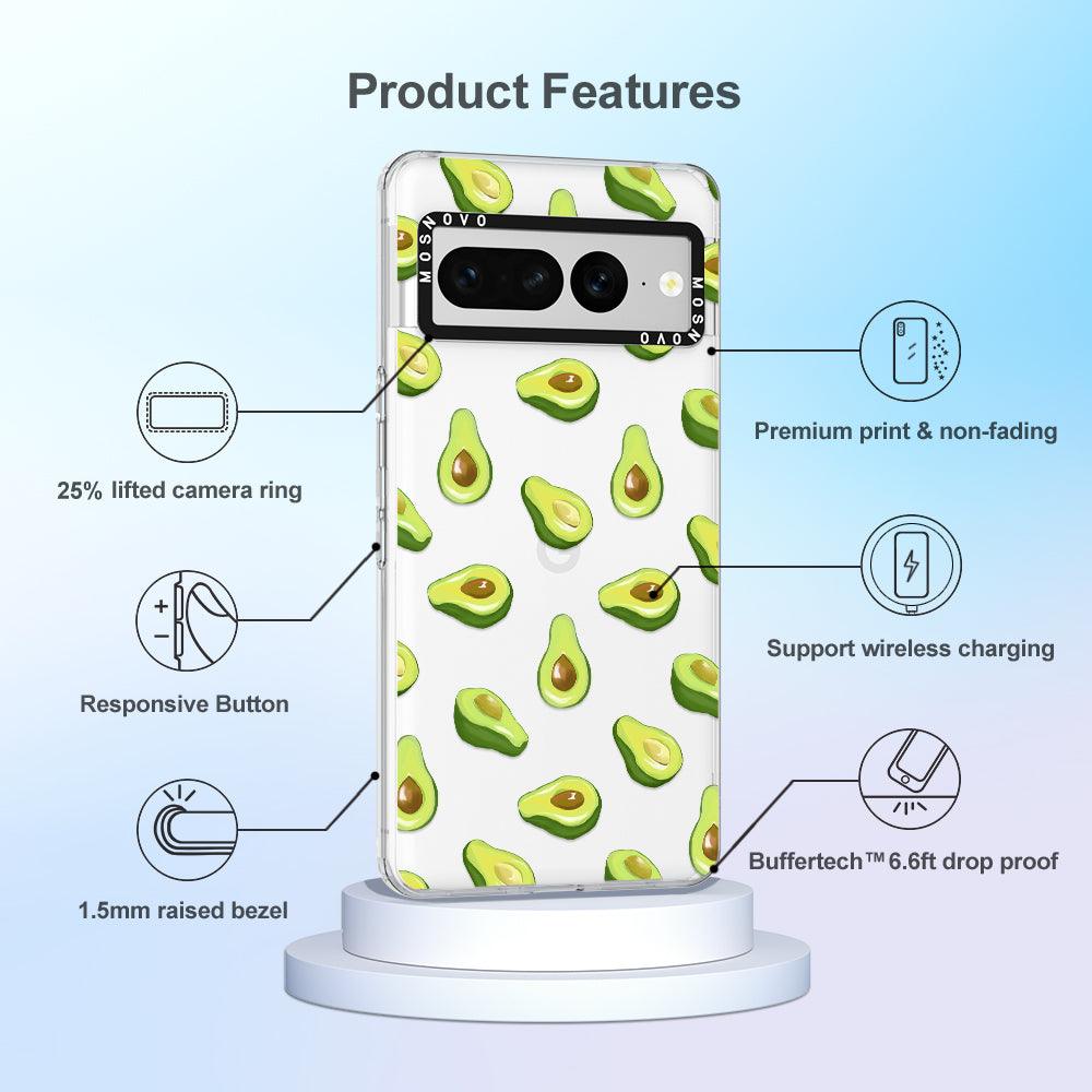 Avocado Phone Case - Google Pixel 7 Pro Case - MOSNOVO