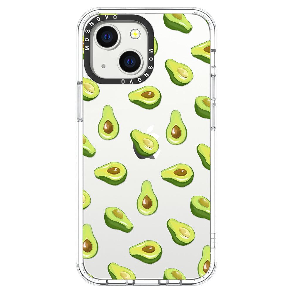 Fleshy Avocado Phone Case - iPhone 13 Mini Case - MOSNOVO