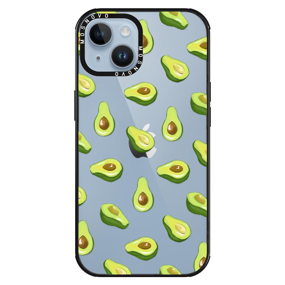 Fleshy Avocado Phone Case - iPhone 14 Plus Case - MOSNOVO