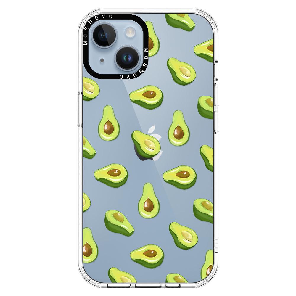 Fleshy Avocado Phone Case - iPhone 14 Plus Case - MOSNOVO