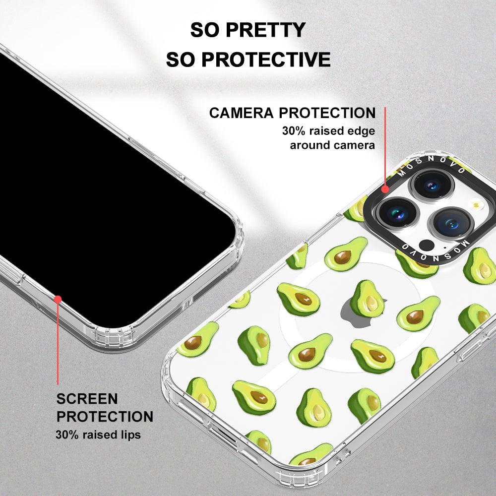 Fleshy Avocado Phone Case - iPhone 14 Pro Case - MOSNOVO