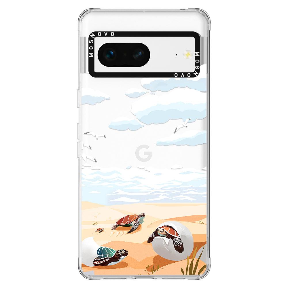 Baby Sea Turtle Phone Case - Google Pixel 7 Case - MOSNOVO