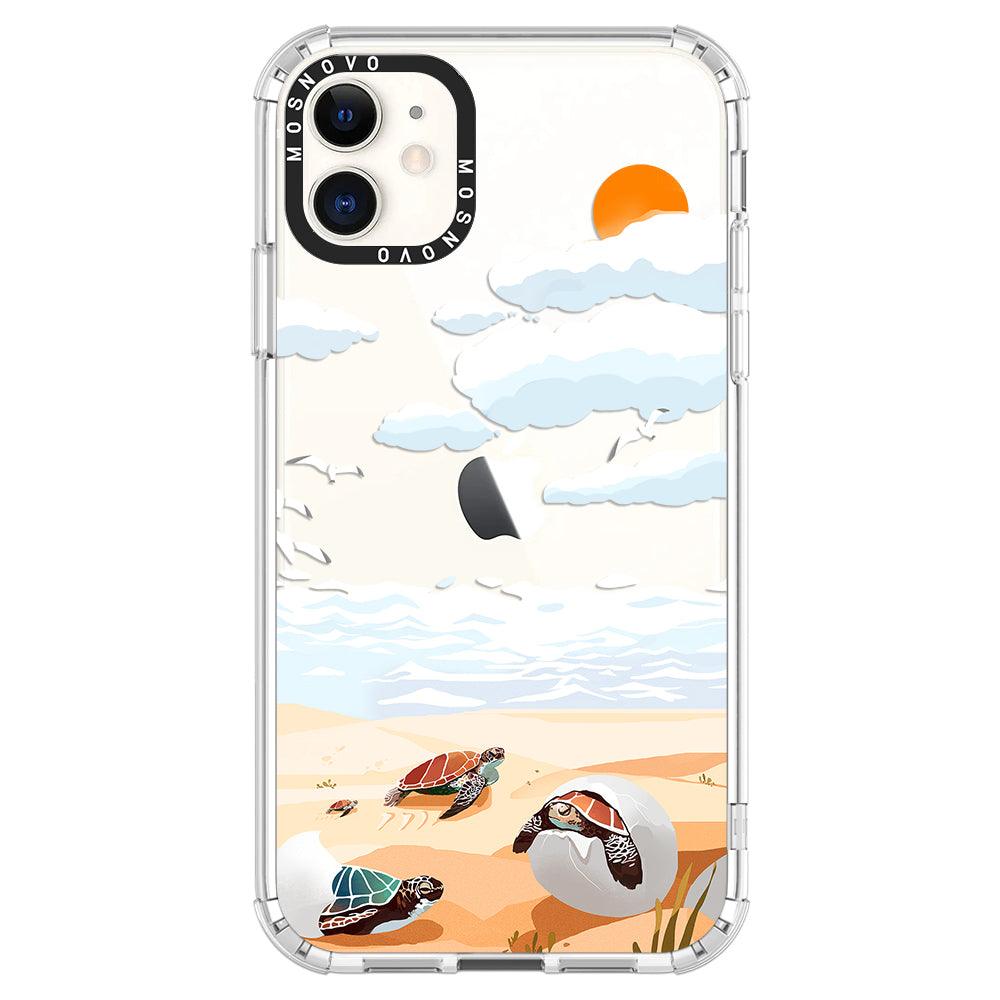 Baby Tortoise Phone Case - iPhone 11 Case - MOSNOVO