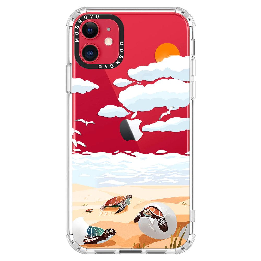 Baby Tortoise Phone Case - iPhone 11 Case - MOSNOVO