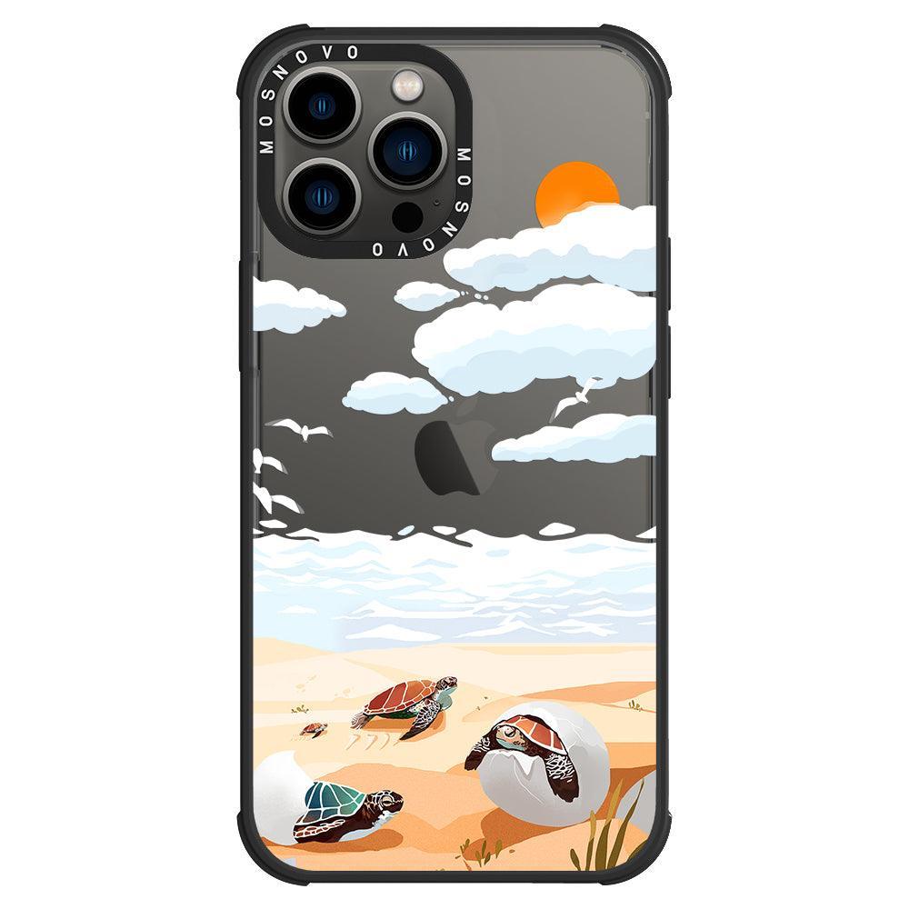 Baby Tortoise Phone Case - iPhone 13 Pro Max Case - MOSNOVO