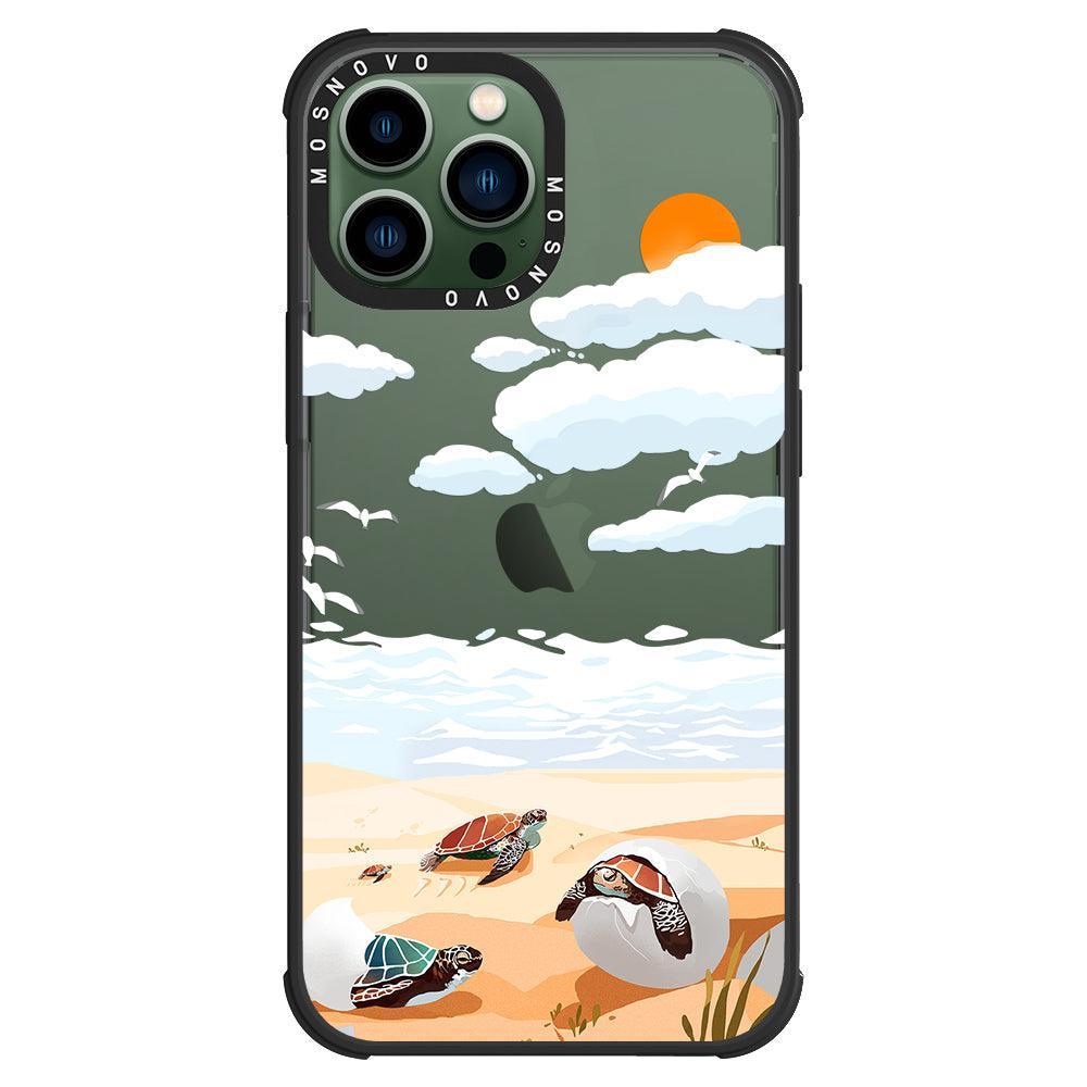 Baby Tortoise Phone Case - iPhone 13 Pro Max Case - MOSNOVO