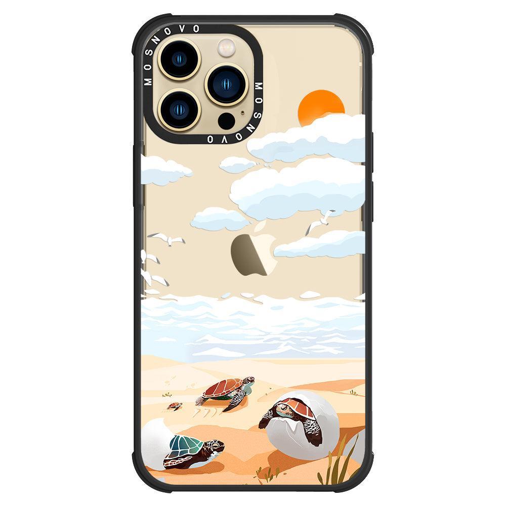 Baby Tortoise Phone Case - iPhone 13 Pro Max Case - MOSNOVO