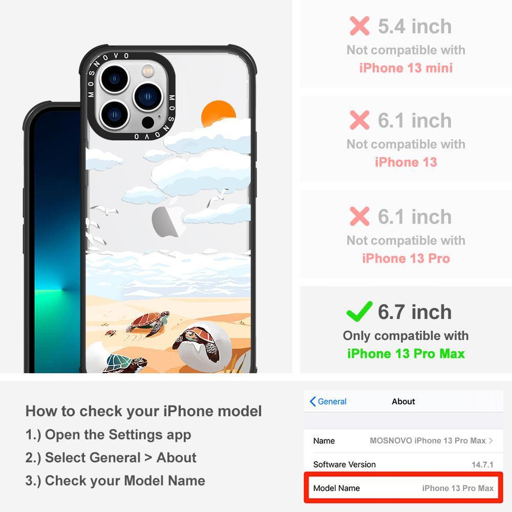 Baby Tortoise Phone Case - iPhone 13 Pro Max Case - MOSNOVO